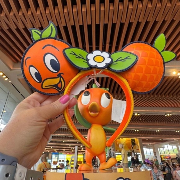 Loungefly Accessories - Loungefly 2025 Epcot Flower and Garden Orange Bird Headband